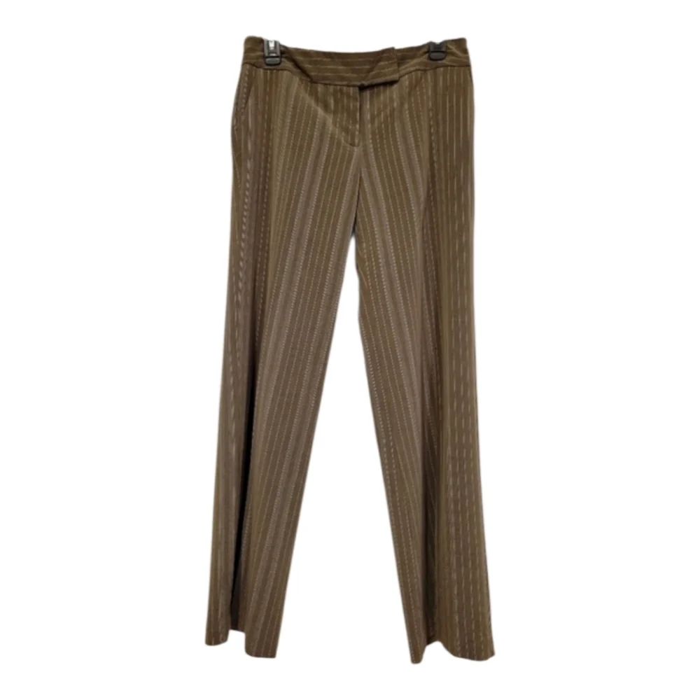 Speechless women's Brown pinstripe pants, slacks, trousers Sz 7